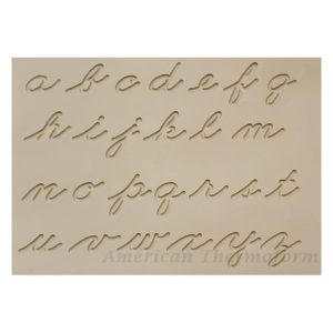 bailon paper embossed tactile letters