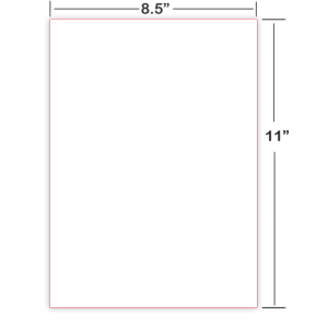 Braille Paper 8.5x11