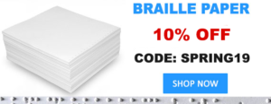 ATC Braille Paper Sale