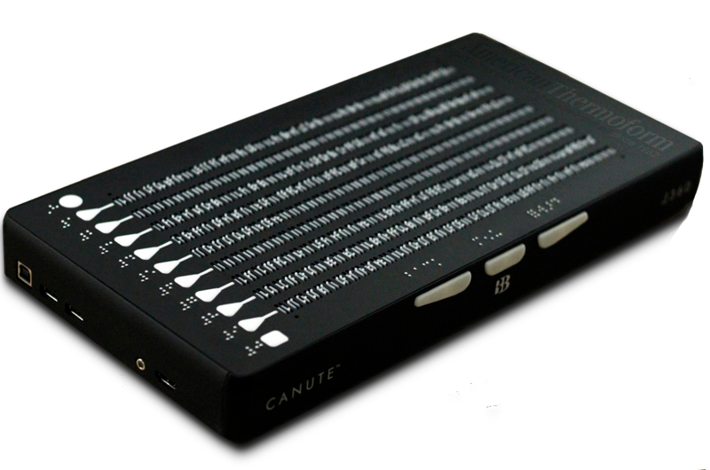 Canute braille tablet