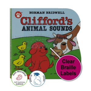 braille labels for books