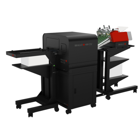 Braillo 400 CS2 Cut Sheet Braille Printer angle
