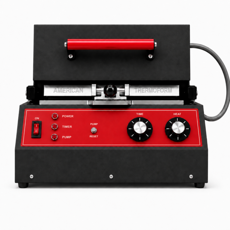 EZ-Form machine, or Thermoform machine, used to create tactile graphics or braille duplicates.
