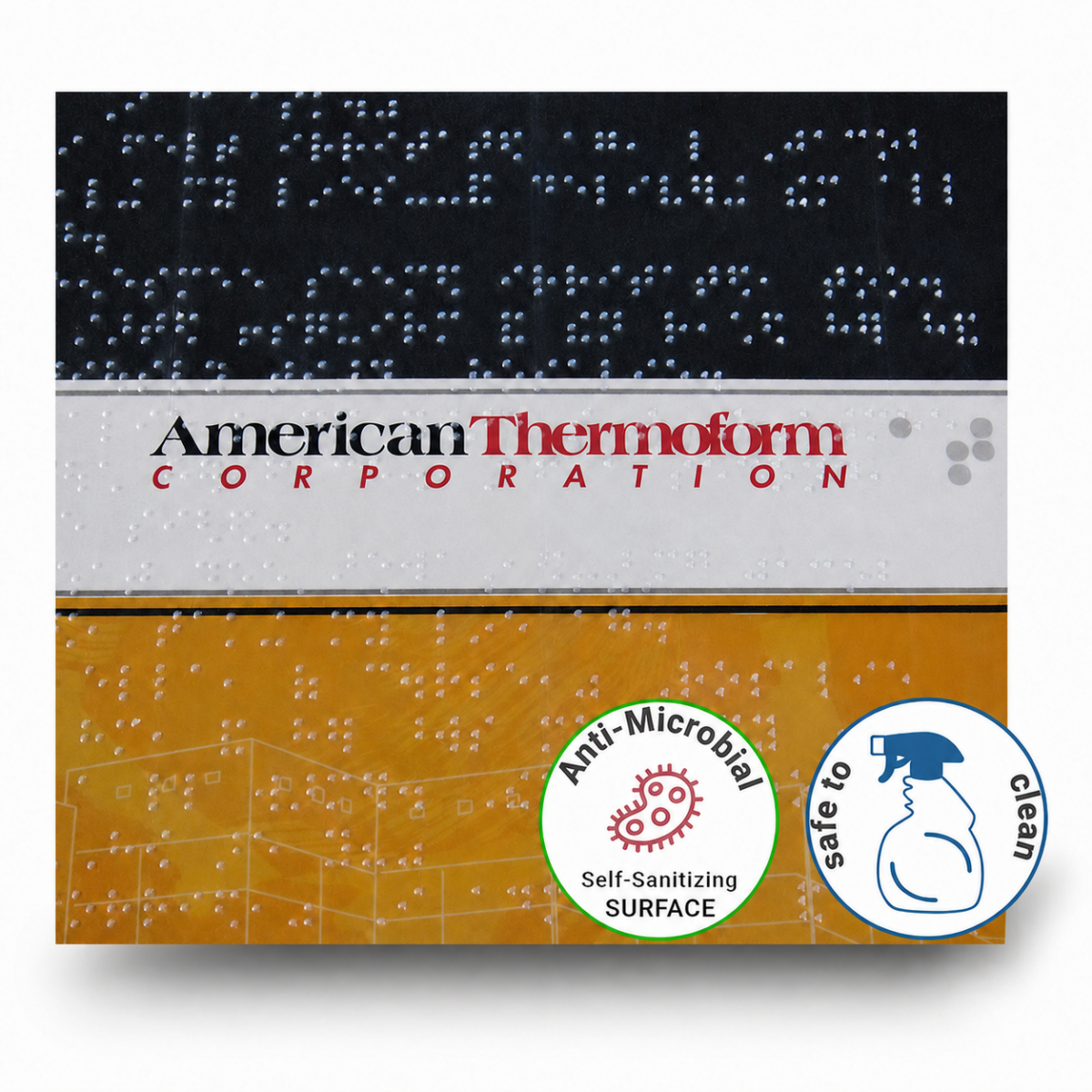 American Thermoform Braille Labels
